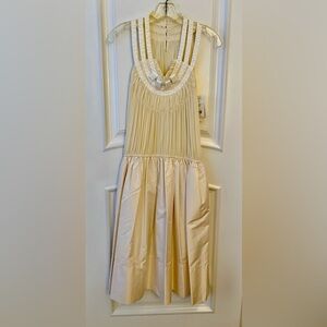 NEW Women’s Designer White Cream Dress